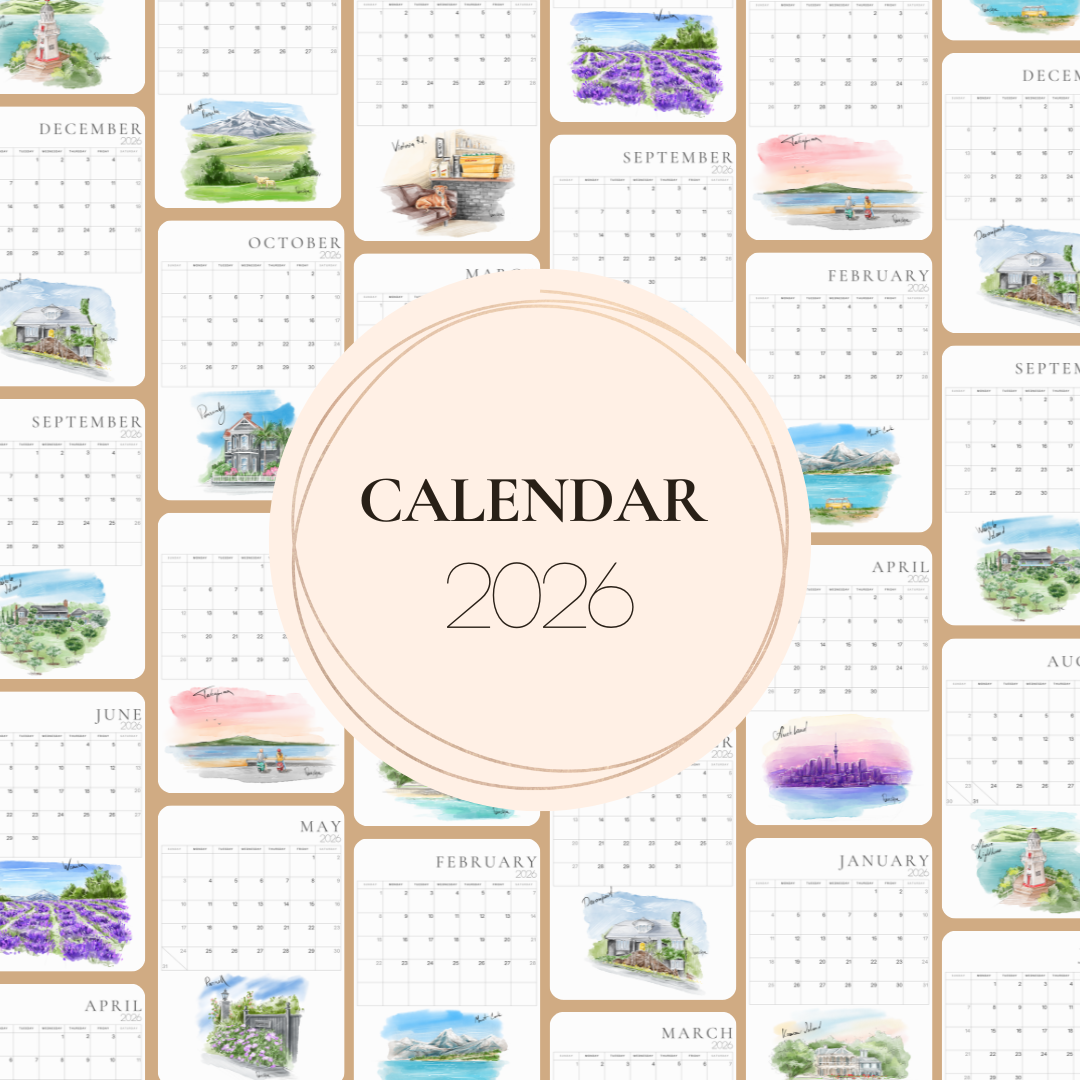 2026 Printable Calendar (digital PDF download)